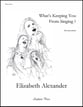 What's Keeping You from Singing? SSA choral sheet music cover